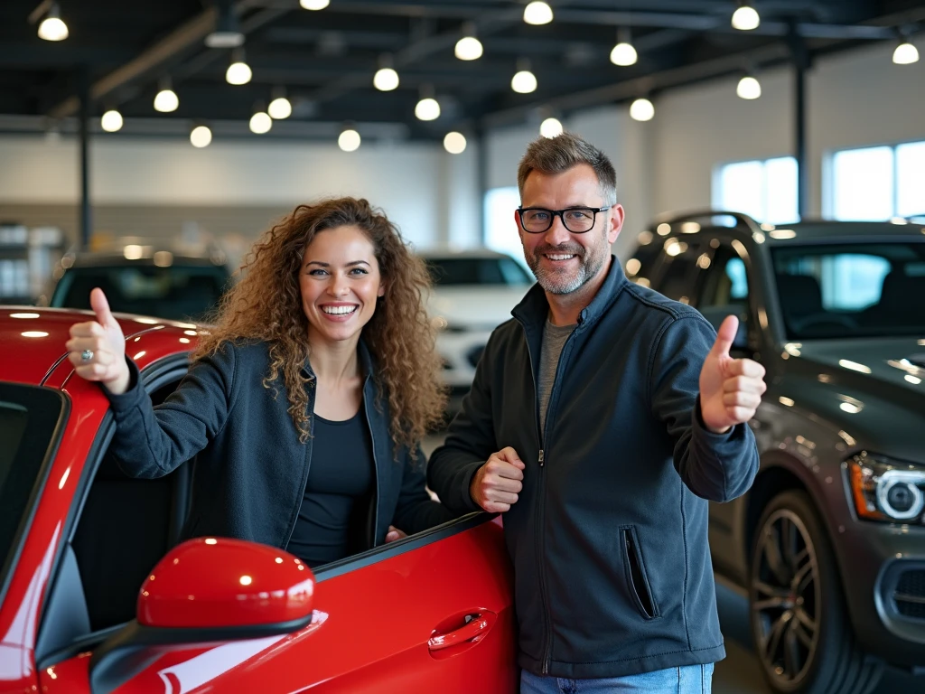 Satisfied customers with premium auto accessories